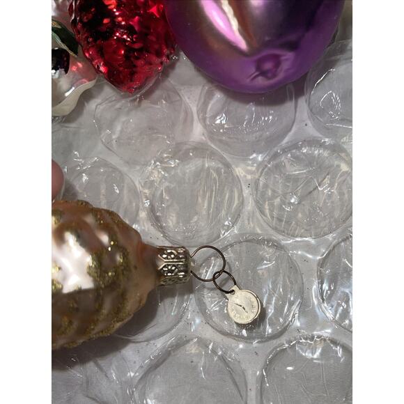 5 Mark Kraus & Old World Christmas Blown Glass Ornament Lot WGermany NICE! #50 - Picture 11 of 12